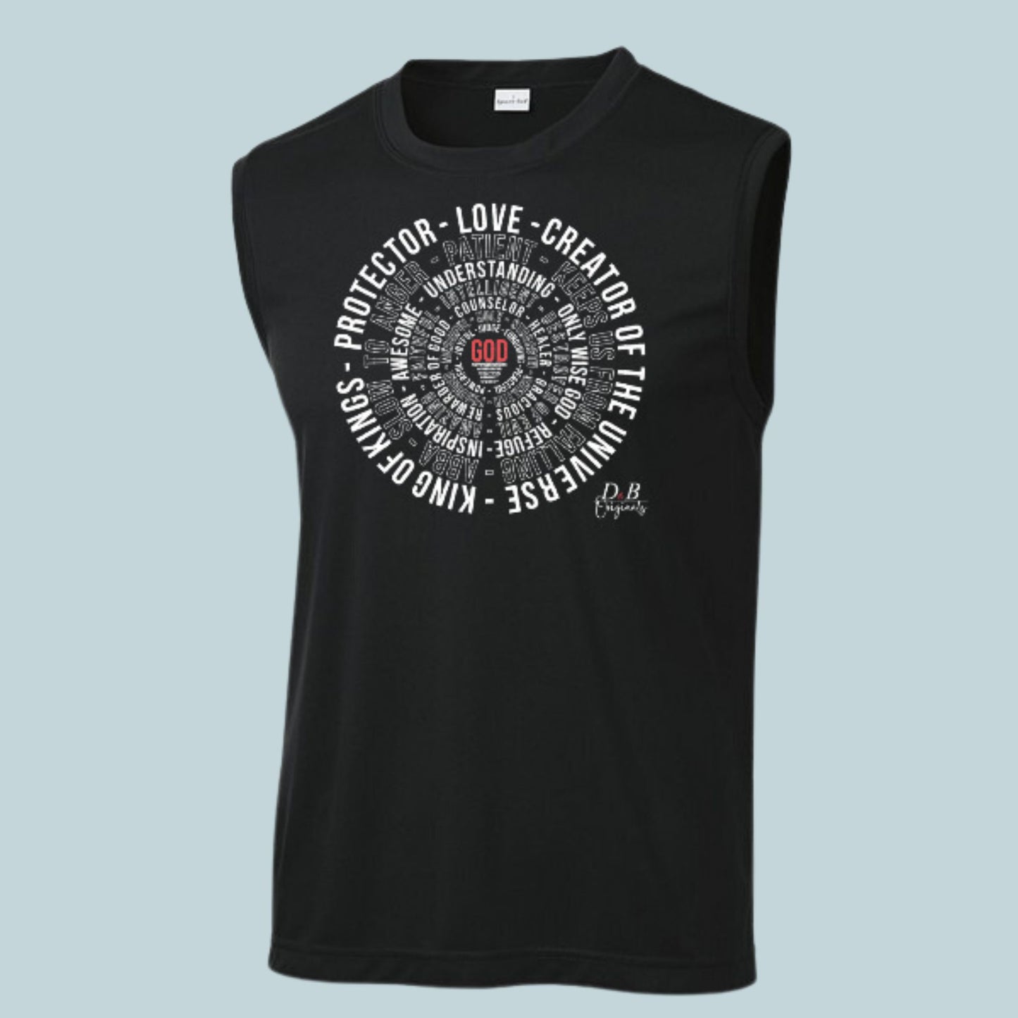 Mens Athletic Sleeveless Tee / God Works Collection