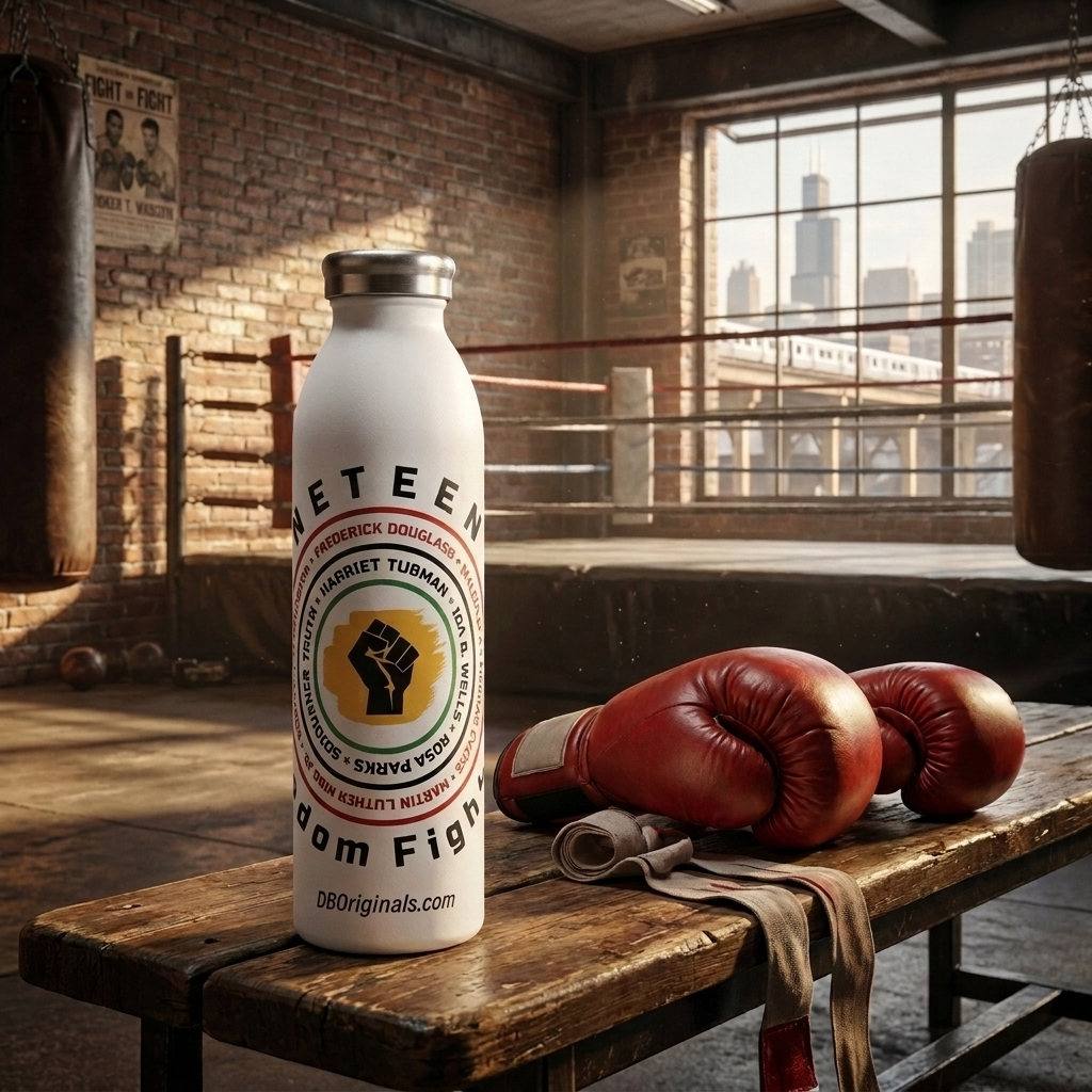 Freedom Fighters Water Bottle — Juneteenth Collection