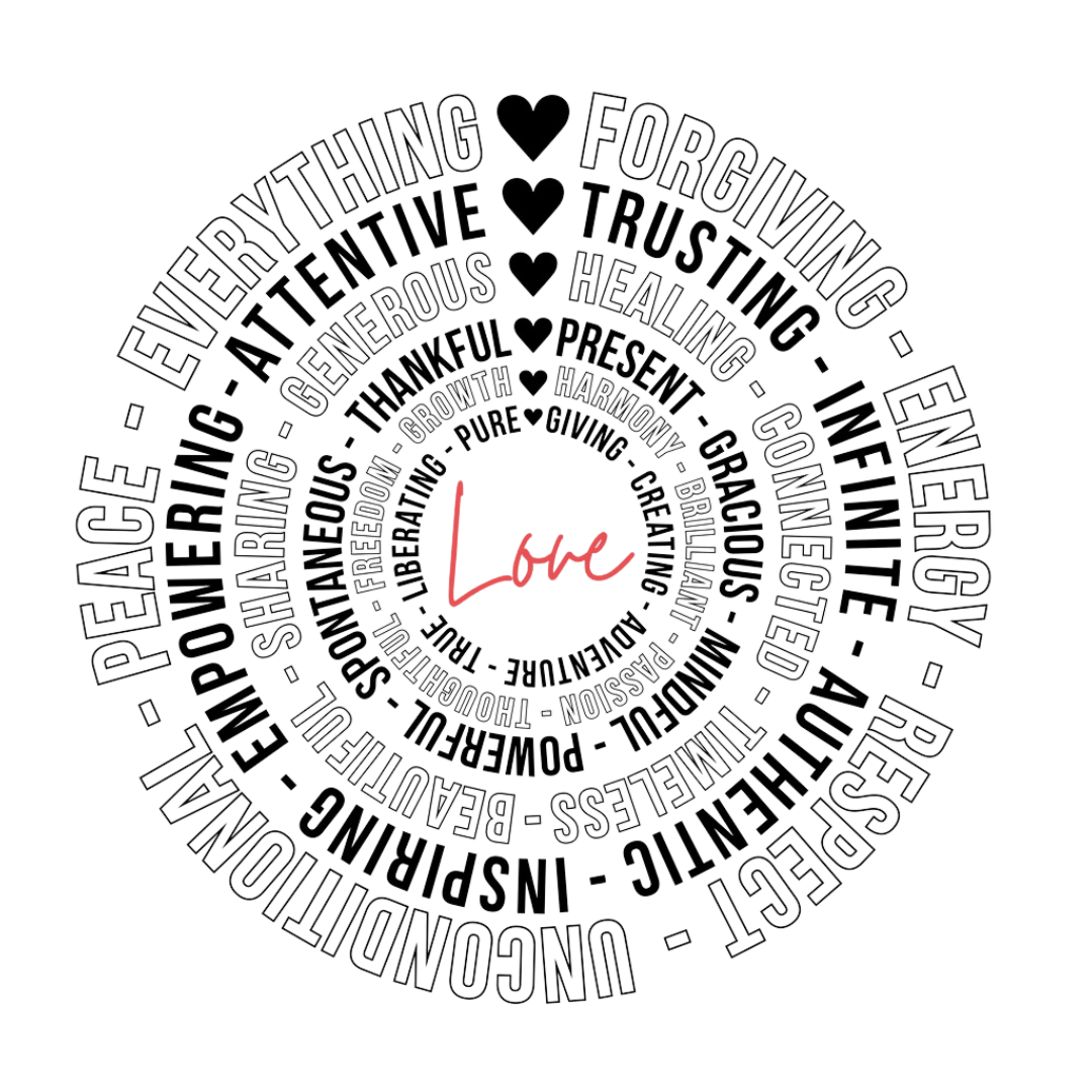 Canvas 16" x 16" Love is Everything Stars D&B Originals