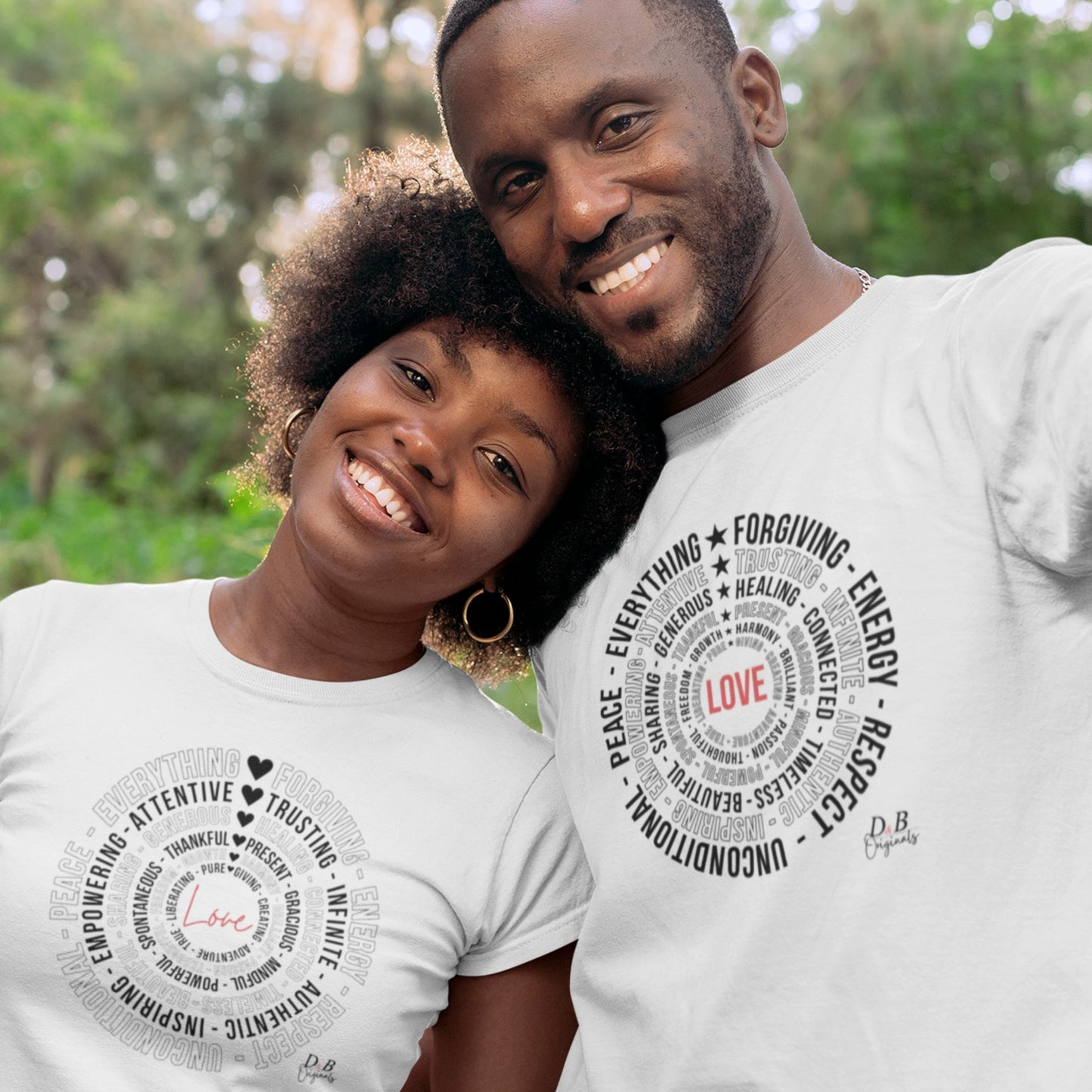 T-Shirt Love is Everything (HEARTS) D&B Originals