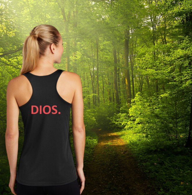Dios Puede (SPANISH EDITION) / Ladies Racerback Tank - D&B Originals