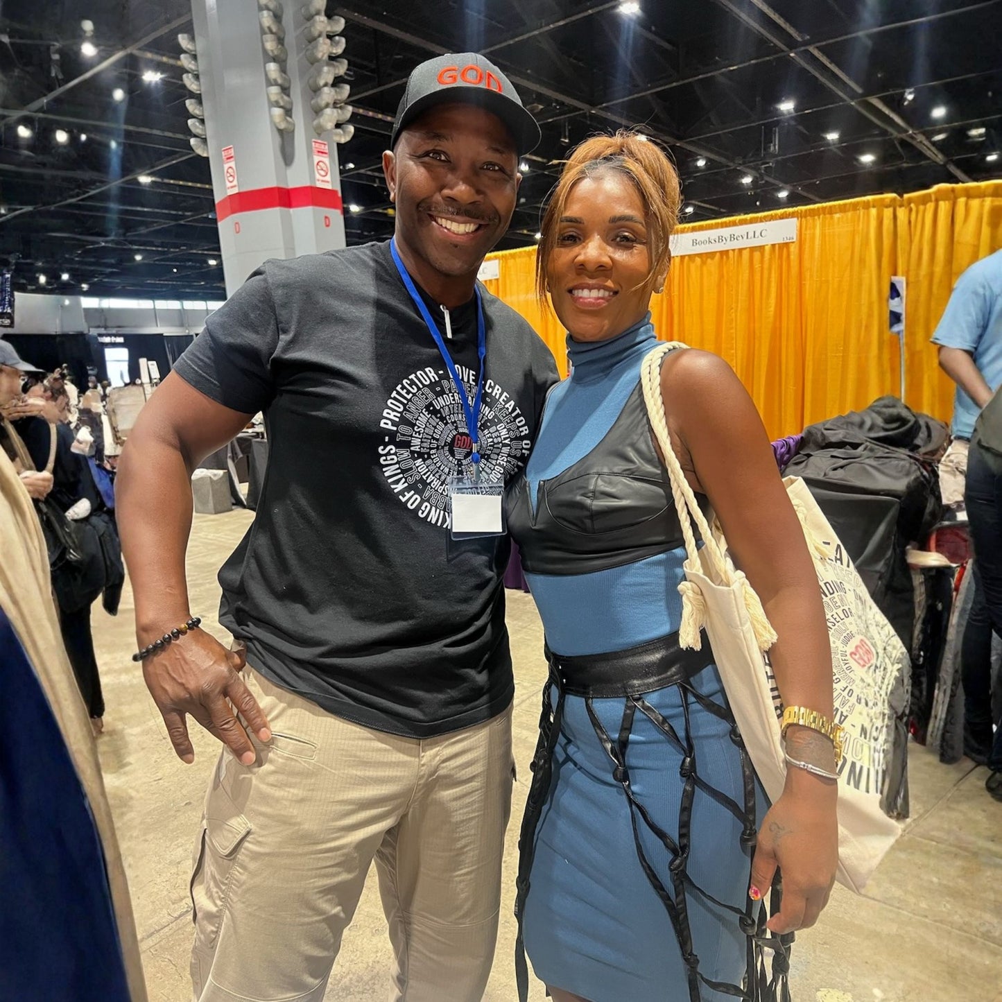 Community wearing God Works shirts at event – D&B Originals