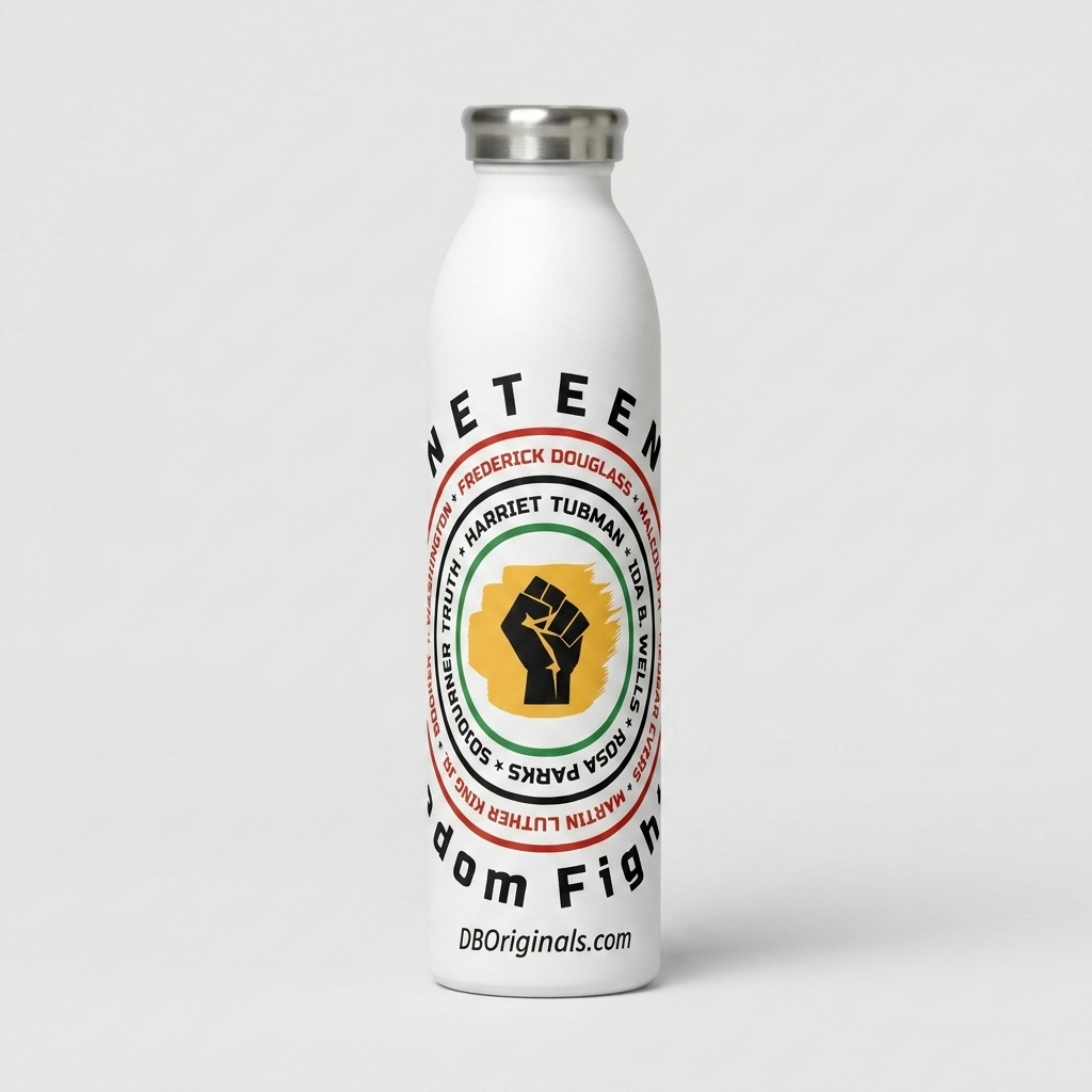 Freedom Fighters Water Bottle — Juneteenth Collection
