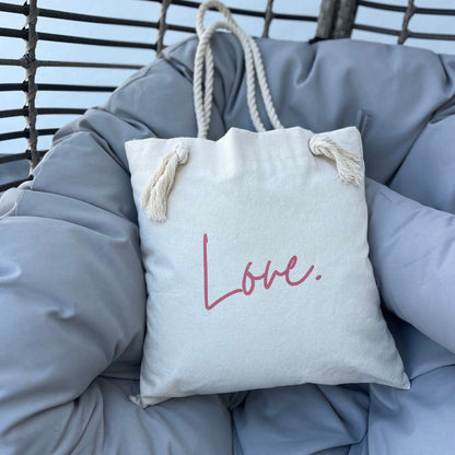 Love is Everything / Handmade with Love / Canvas Tote Bag - D&B Originals