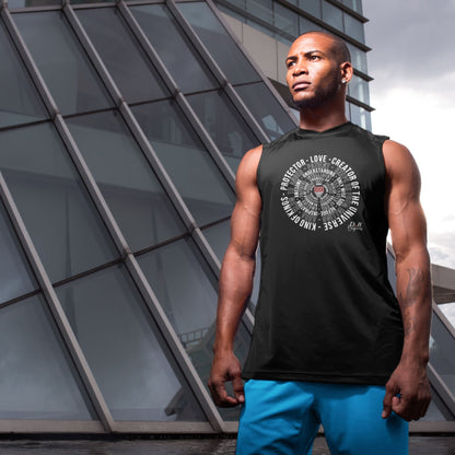 Men Athletic Sleeveless Tee / God Works Collection /  D&B Originals