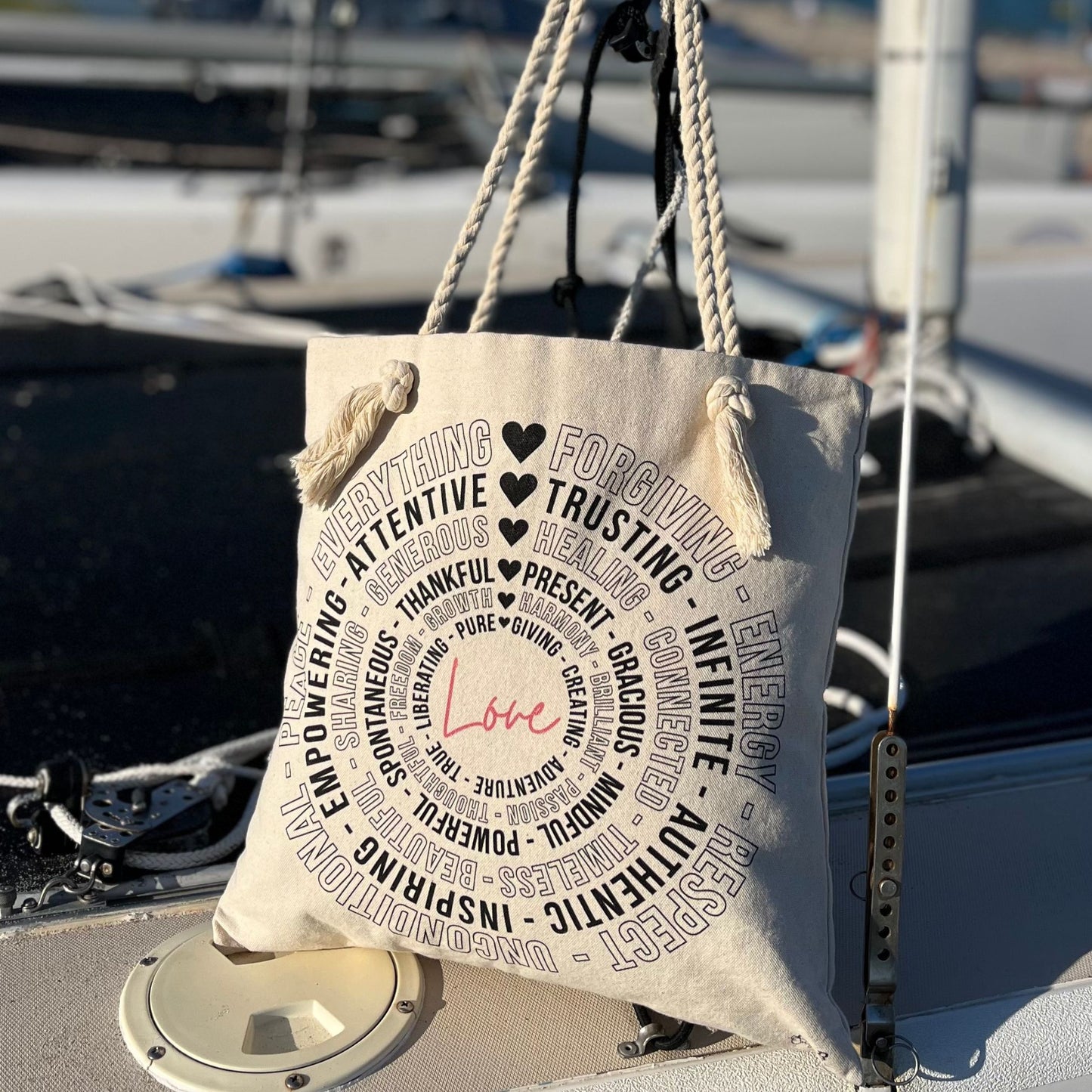 Canvas Tote Bag / Love is Everything Collection